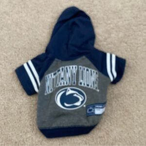 NCAA Penn State Nittany Lions Dog Cat Pet Pets Football Shirt Outfit Costume XS